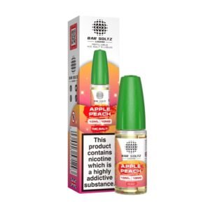 Bar Soltz Legend Apple Peach 10ml Nic Salt E Liquid (Pack Of 10)