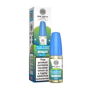 Bar Soltz Legend Blue Razz Lemonade 10ml Nic Salt E Liquid (Pack Of 10)