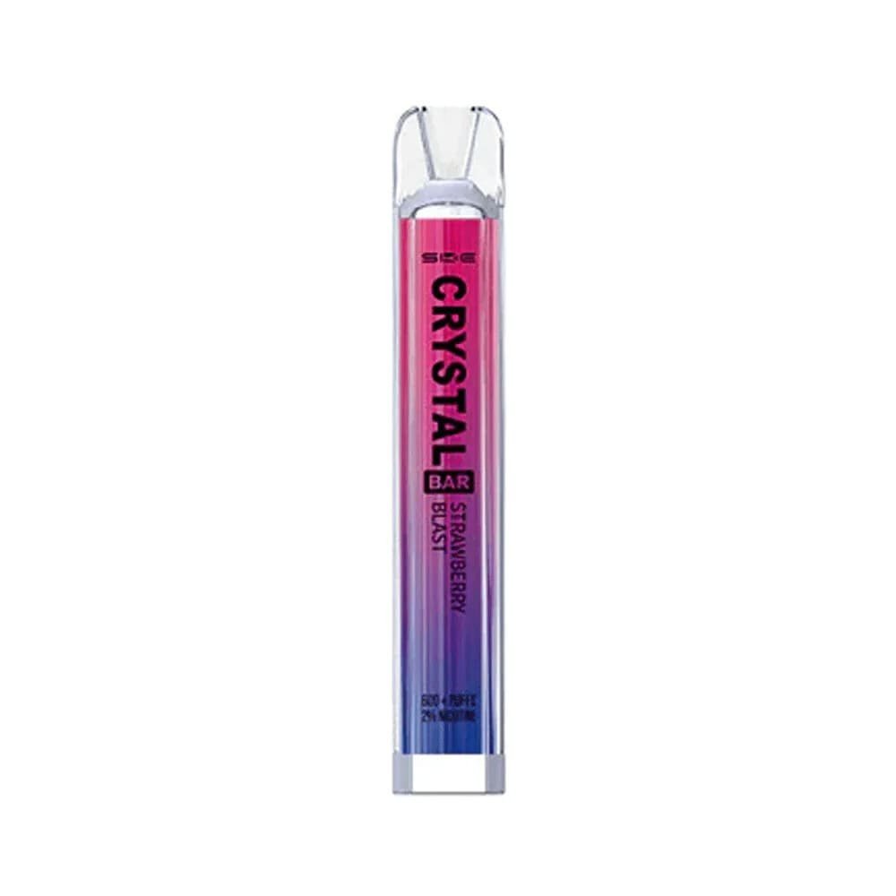 Crystal Bar 600 Puffs Strawberry Blast Prefilled Vape