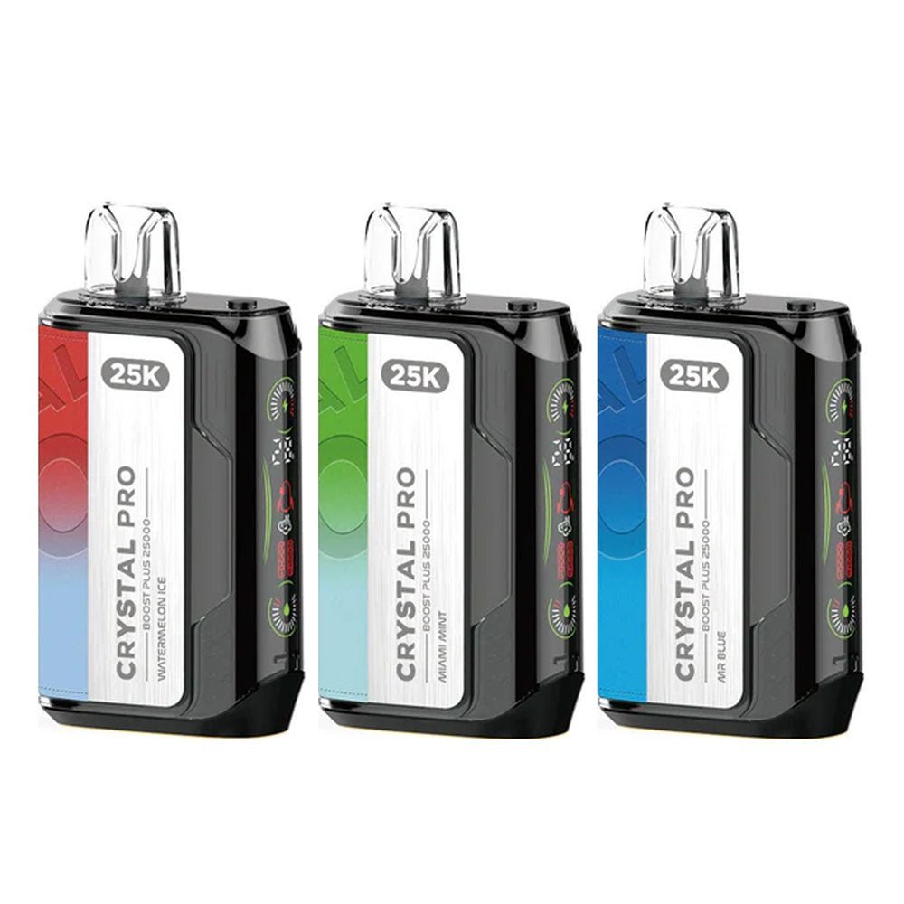 Crystal Pro Boost Plus 25k Prefilled Vape – 0mg