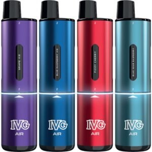 Alternative view of IVG Air 4 in 1 pod vape kit 5-pack