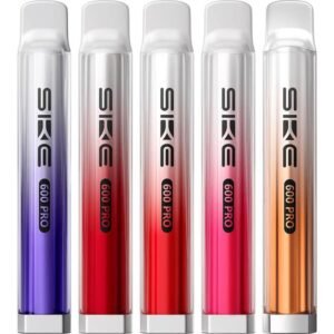 Alternative view of SKE Crystal 600 Pro pod vape kit 10-pack