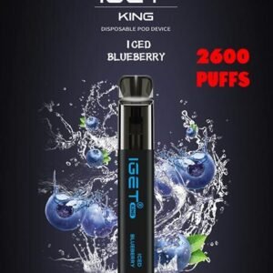 iGET KING VAPE 2600 PUFF – ICED BLUEBERRY